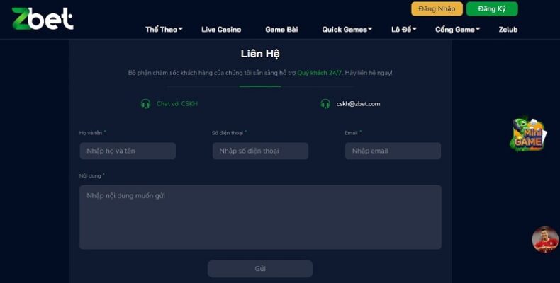 Bộ phận hỗ trợ ZBET như thế nào?