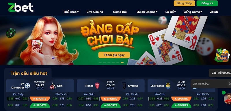 ZBET đa dạng kênh liên hệ