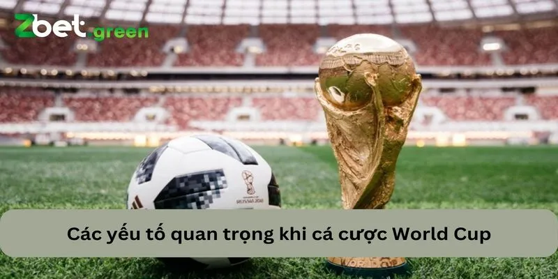 Cá Cược World Cup Giúp Đam Mê Mở Ra Cơ Hội Thắng Lớn 2 Các yếu tố quan trọng khi cá cược World Cup